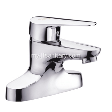 Chrome ကြေးဝါ 2-hole basin ရေချိုးခန်းအတွက်ထိပုတ်ပါ